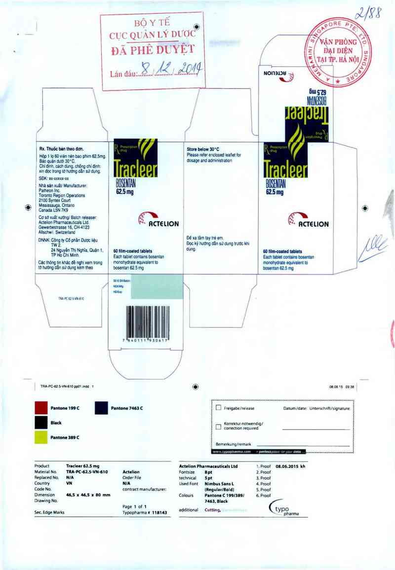 thông tin, cách dùng, giá thuốc Tracleer - ảnh 0