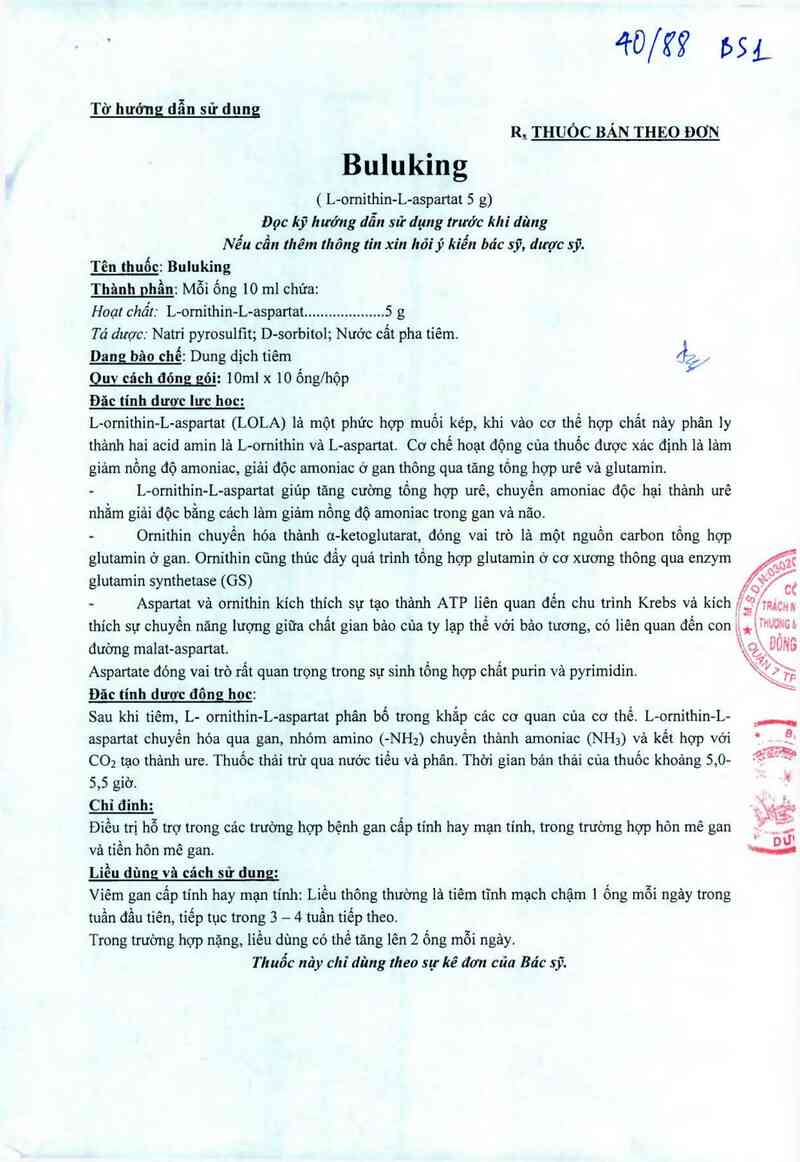 thông tin, cách dùng, giá thuốc Buluking - ảnh 1