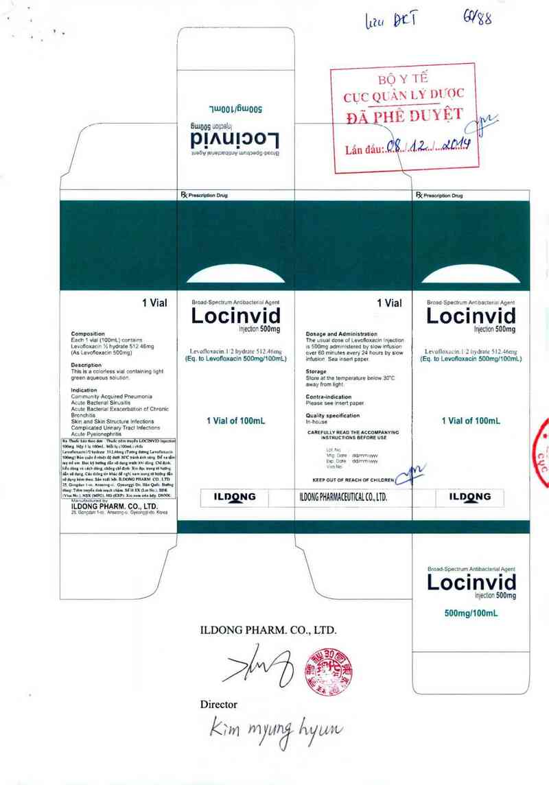 thông tin, cách dùng, giá thuốc Locinvid Injection 500mg - ảnh 0