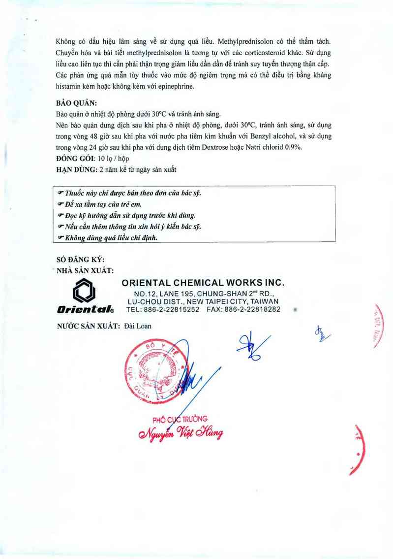 thông tin, cách dùng, giá thuốc Mepreson Powder for Injection - ảnh 6