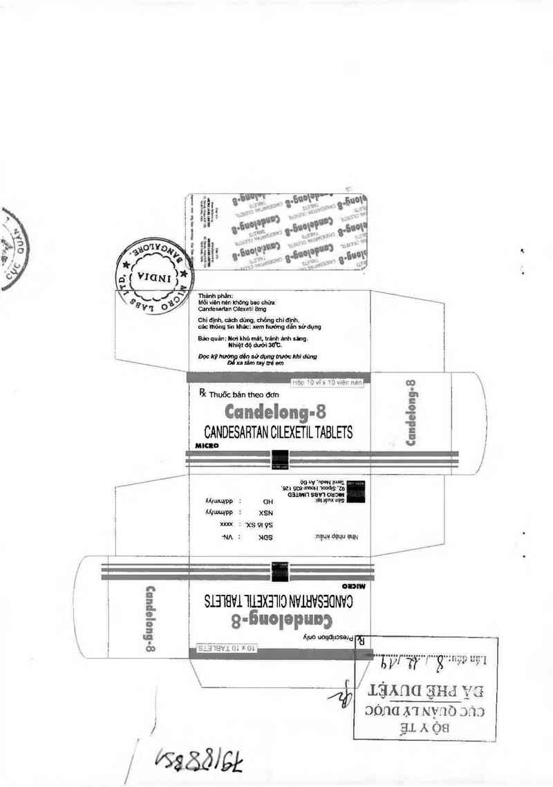 thông tin, cách dùng, giá thuốc Candelong-8 - ảnh 0