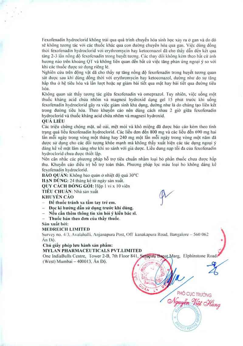 thông tin, cách dùng, giá thuốc Xafen 180 - ảnh 5