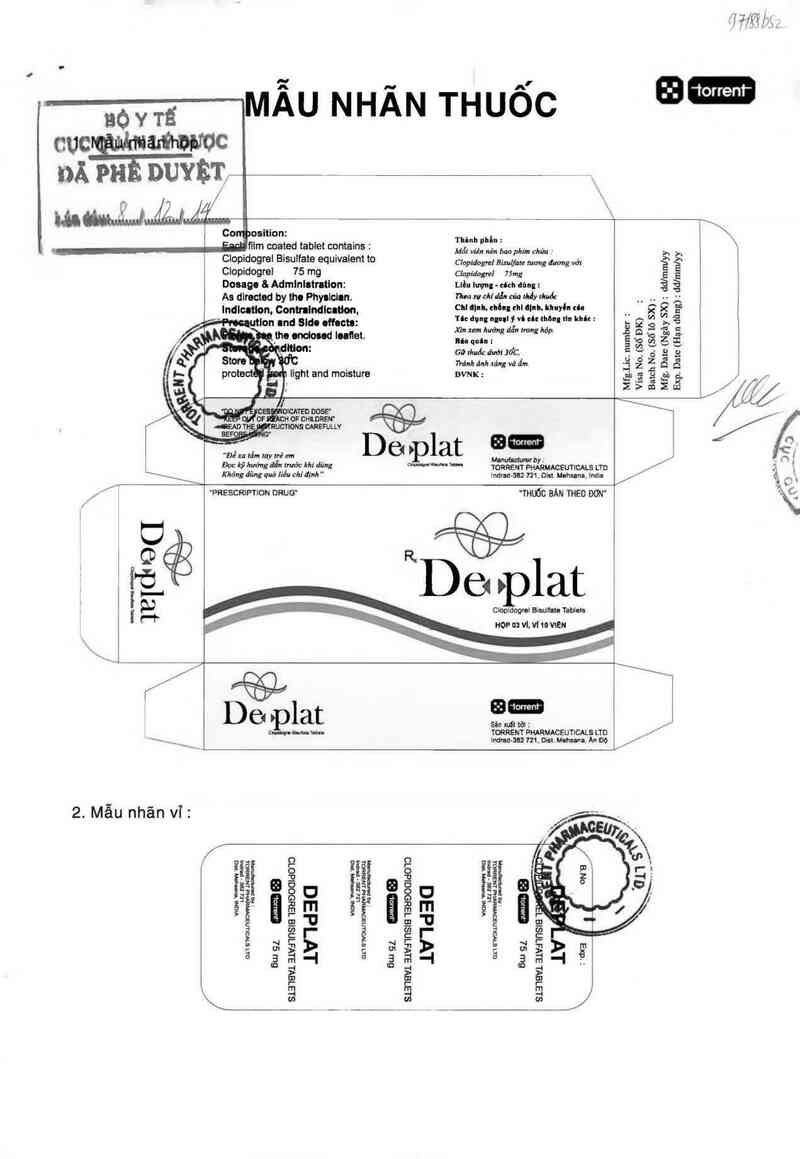 thông tin, cách dùng, giá thuốc Deplat - ảnh 0