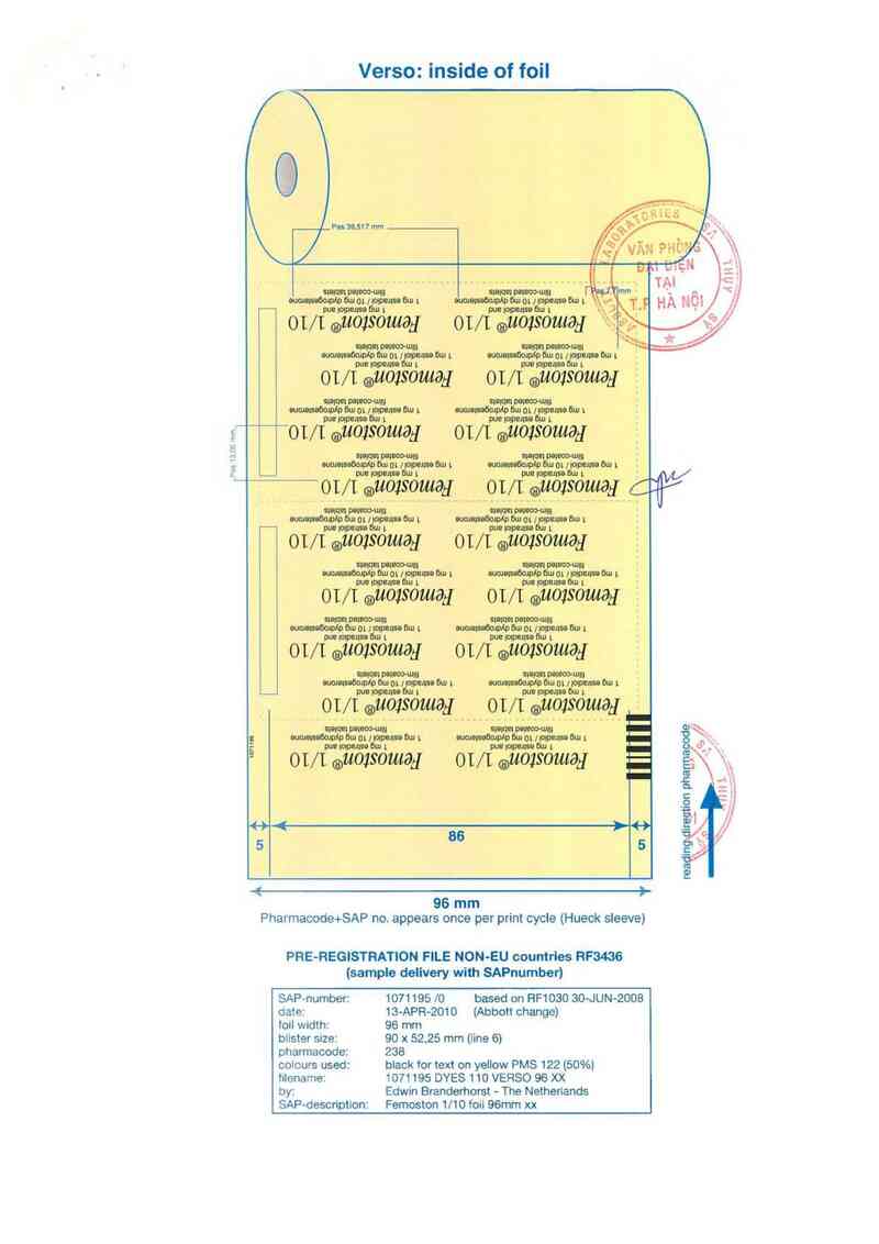 thông tin, cách dùng, giá thuốc Femoston 1/10 - ảnh 2