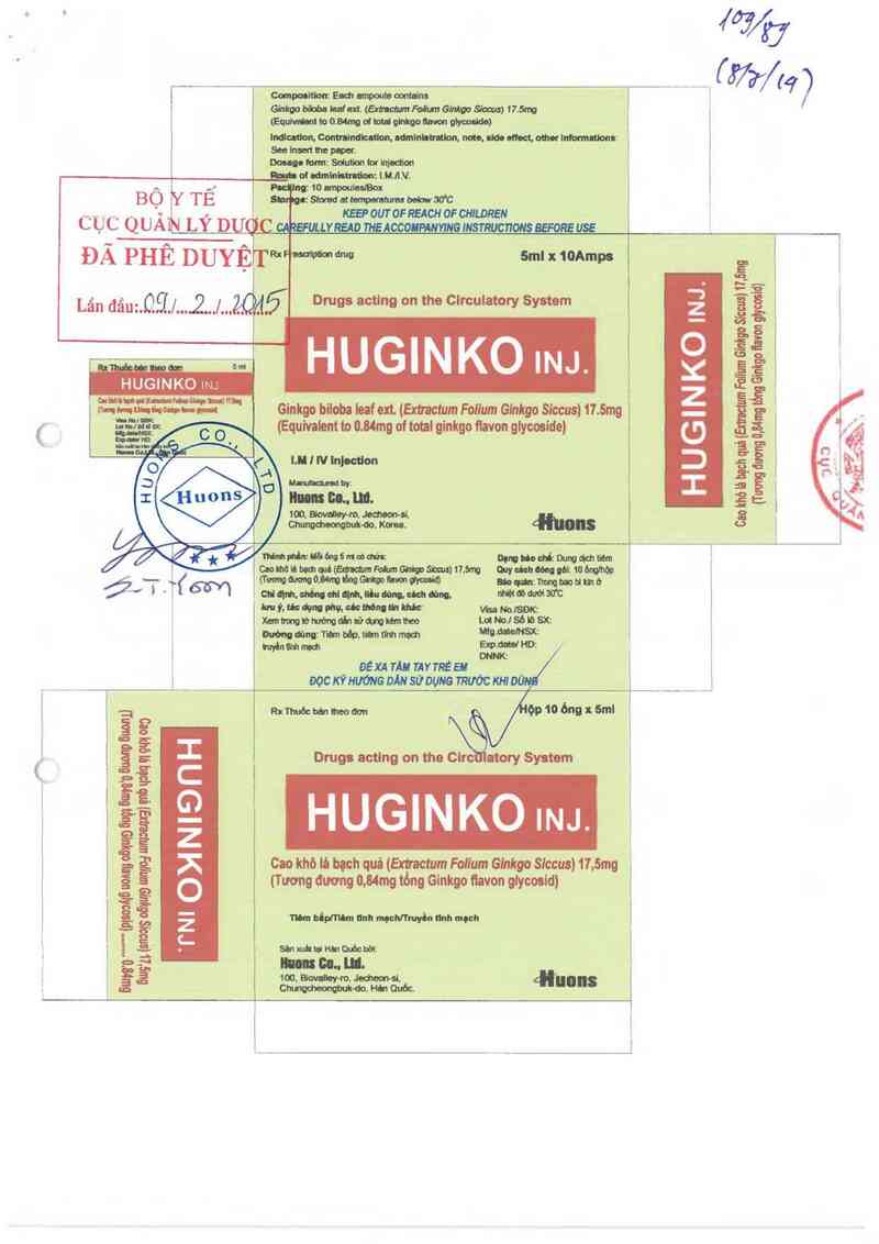 thông tin, cách dùng, giá thuốc Huginko - ảnh 0