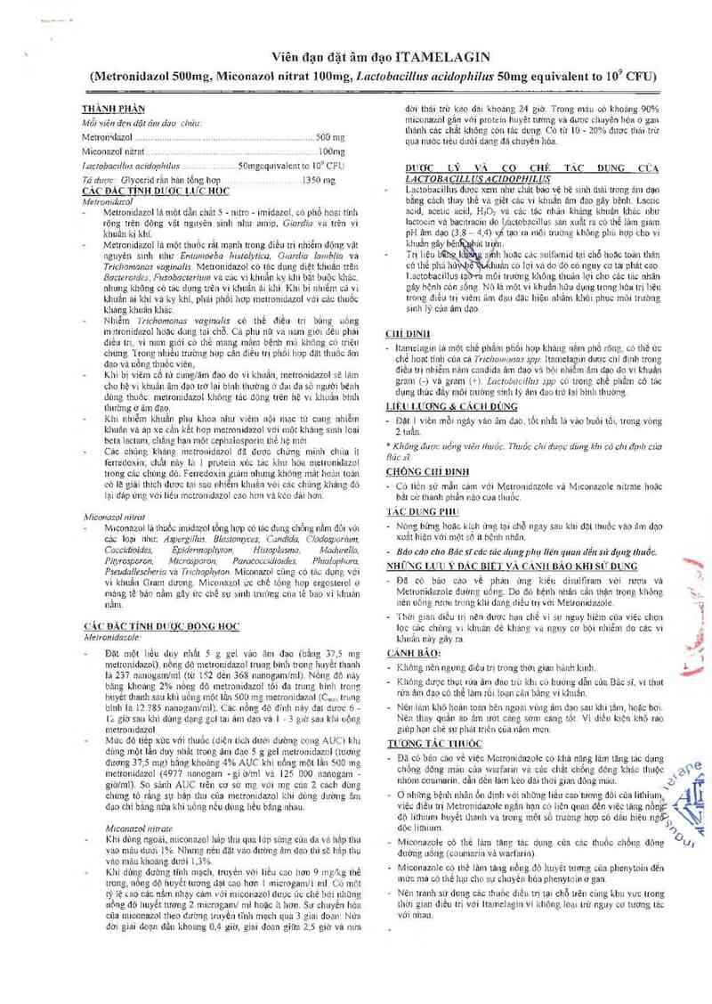 thông tin, cách dùng, giá thuốc Itamelagin - ảnh 3