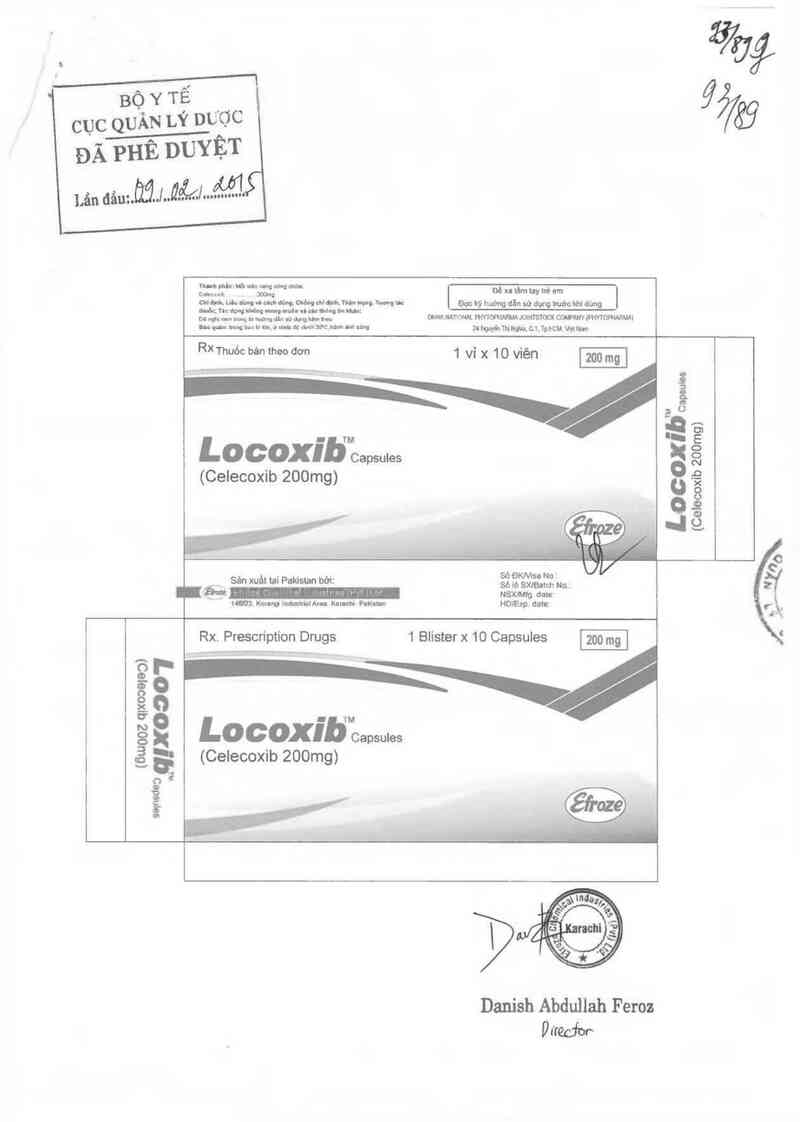 thông tin, cách dùng, giá thuốc Locoxib - ảnh 0