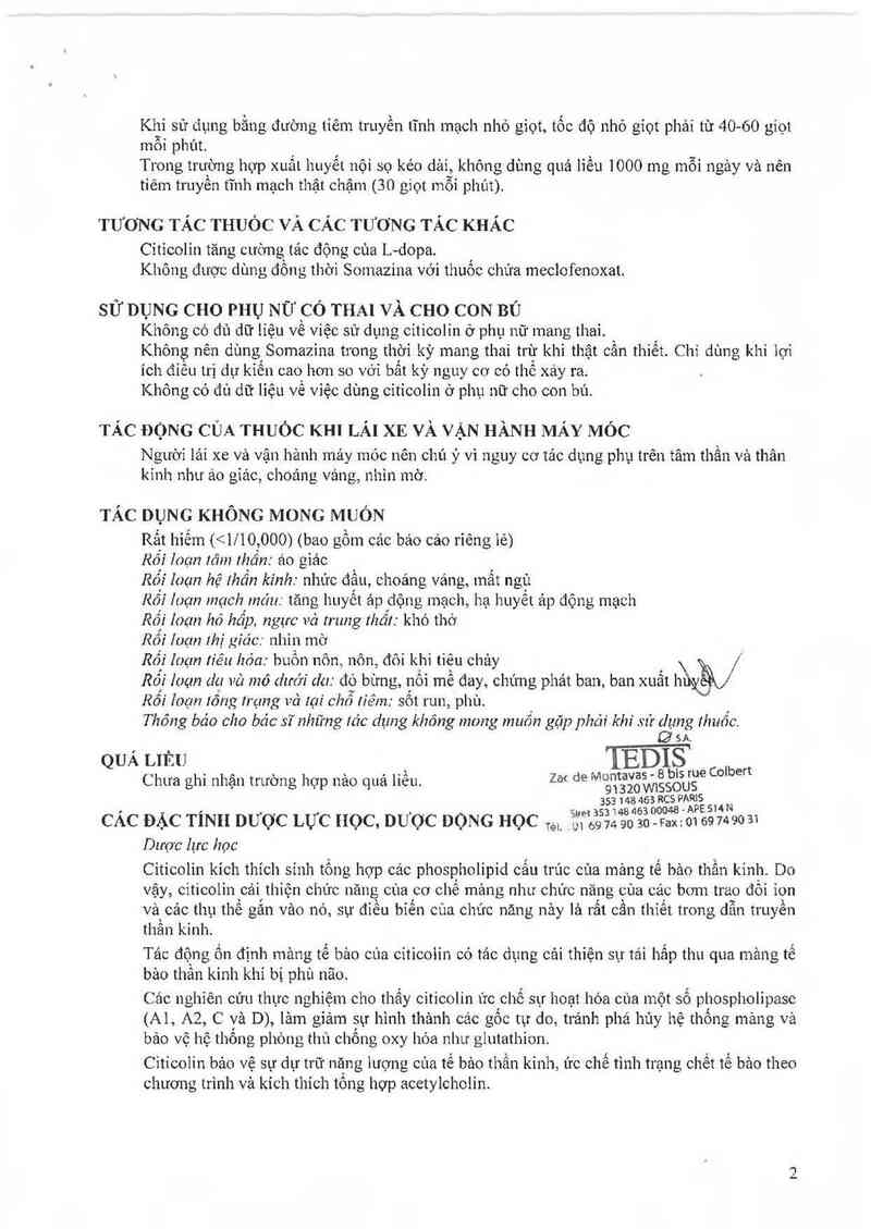 thông tin, cách dùng, giá thuốc Somazina 500mg - ảnh 3