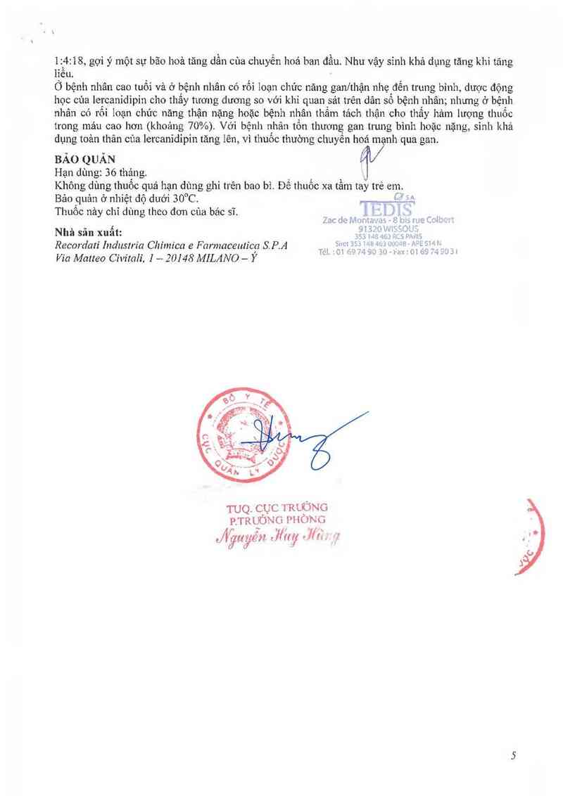 thông tin, cách dùng, giá thuốc Zanedip 10mg - ảnh 6