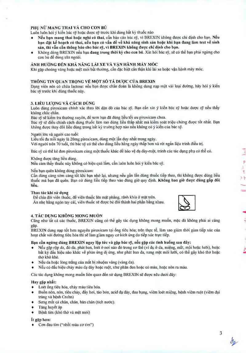 thông tin, cách dùng, giá thuốc Brexin - ảnh 4