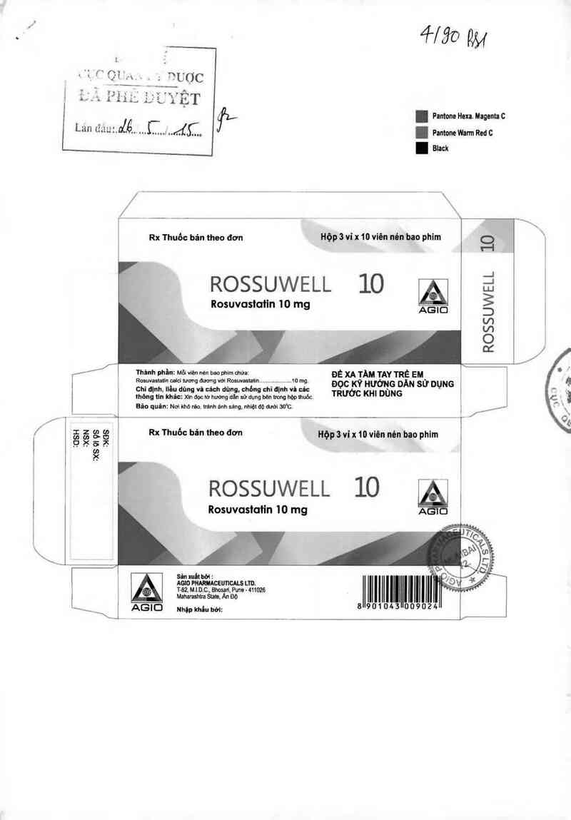 thông tin, cách dùng, giá thuốc Rossuwell 10 - ảnh 0