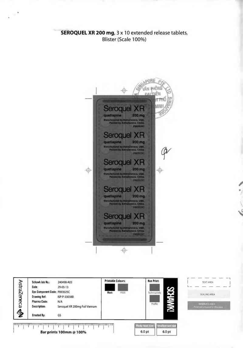 thông tin, cách dùng, giá thuốc Seroquel XR (cơ sở đóng gói: AstraZeneca Pharmaceutical Co.,Ltd. Địa chỉ: Số 2, đường Huangshan, Wuxi, Jiangsu, Trung Quốc) - ảnh 2