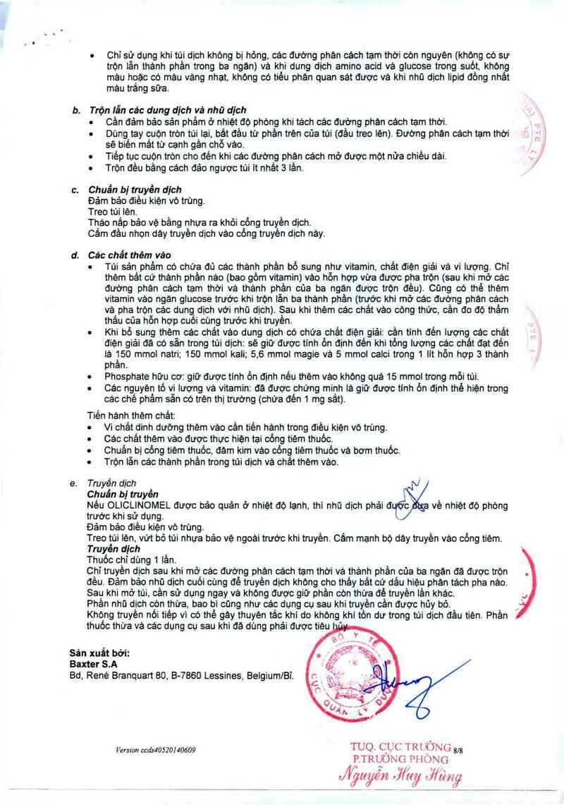 thông tin, cách dùng, giá thuốc OliClinomel N4-550 E - ảnh 11