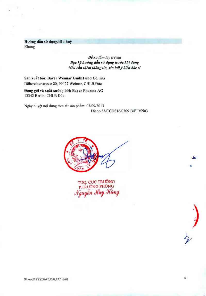thông tin, cách dùng, giá thuốc Diane-35 - ảnh 23