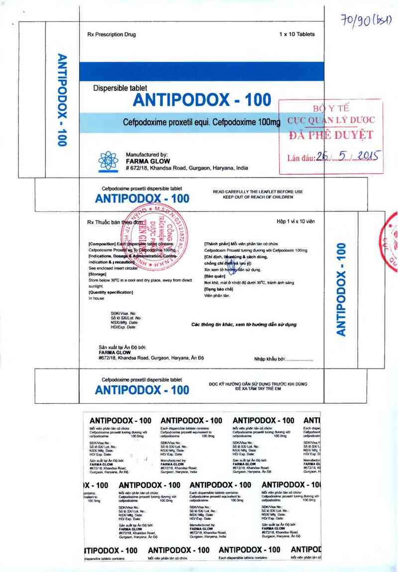 thông tin, cách dùng, giá thuốc Antipodox 100 - ảnh 0