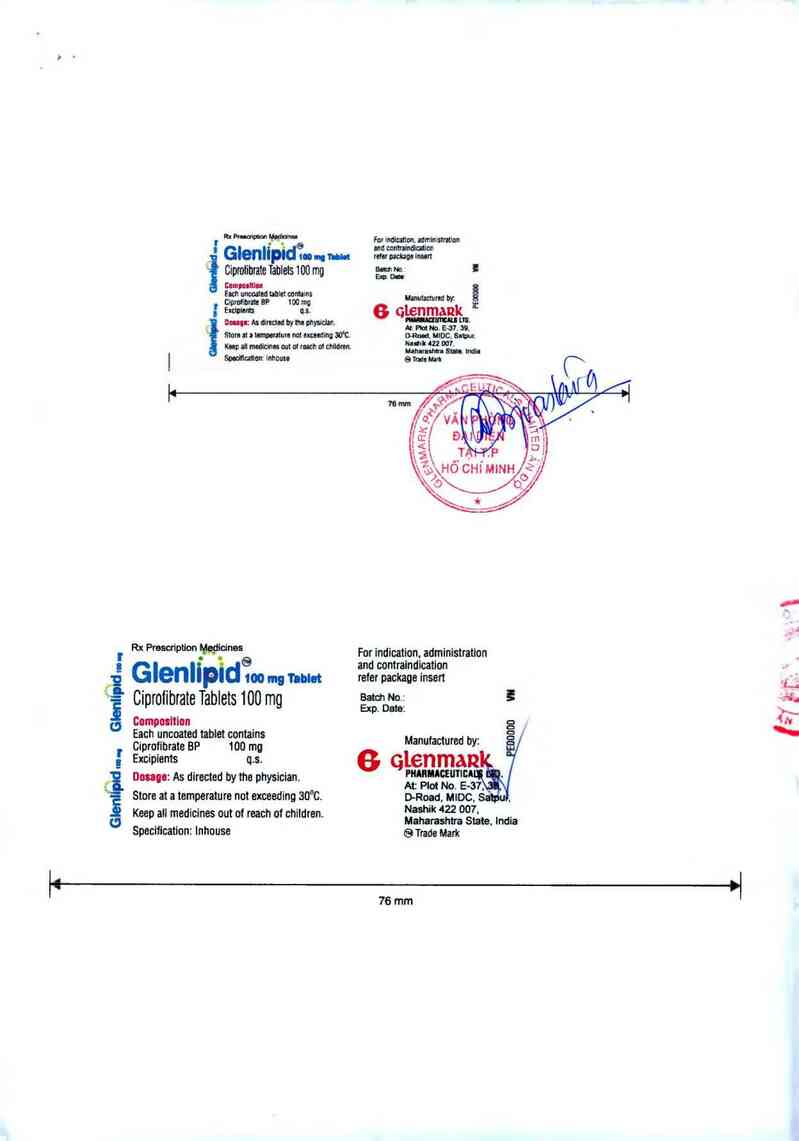 thông tin, cách dùng, giá thuốc Glenlipid - ảnh 2
