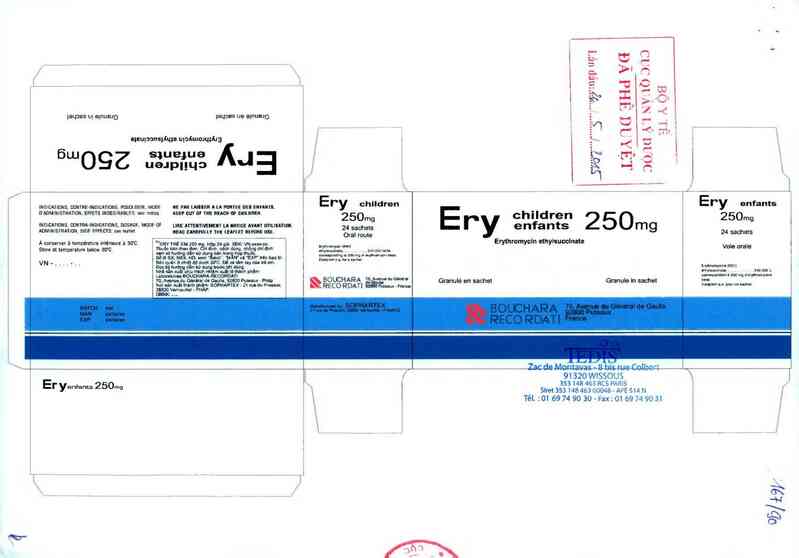 thông tin, cách dùng, giá thuốc Ery Children 250mg - ảnh 0