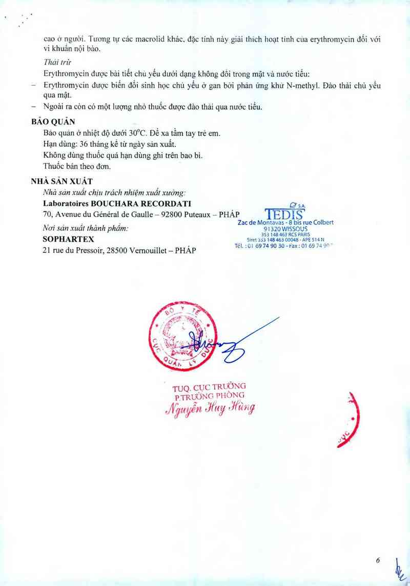 thông tin, cách dùng, giá thuốc Ery Children 250mg - ảnh 8