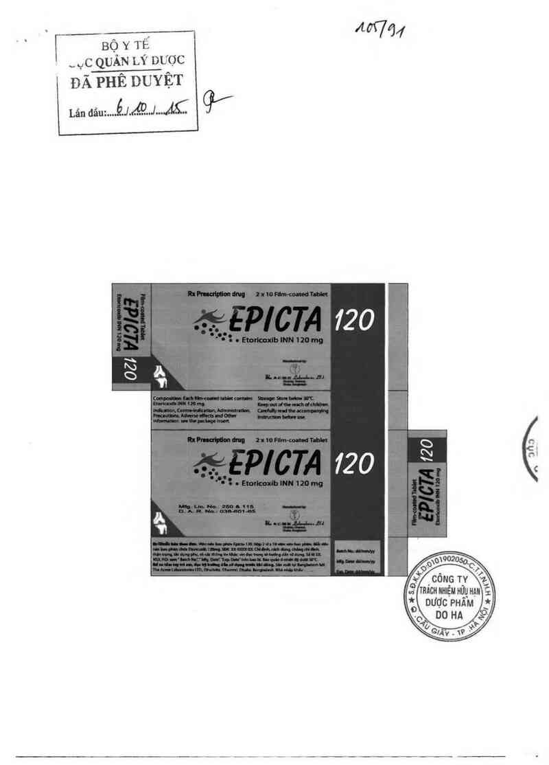 thông tin, cách dùng, giá thuốc Epicta 120 - ảnh 0