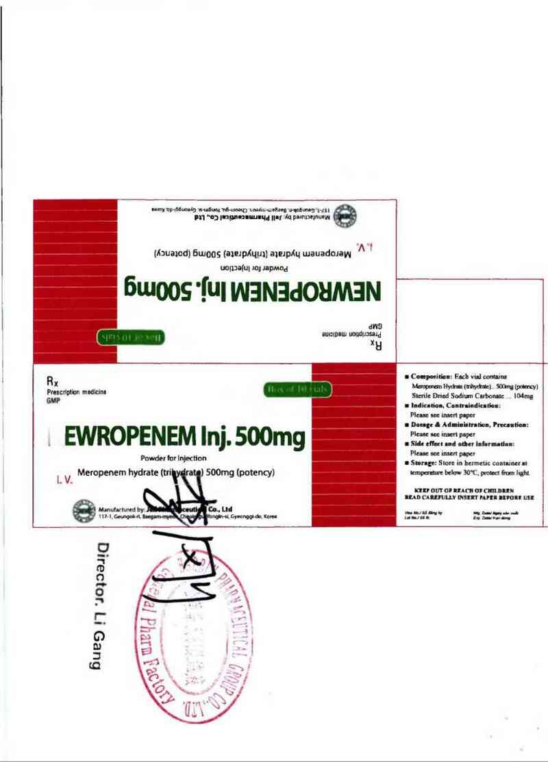 thông tin, cách dùng, giá thuốc Newropenem inj. 500mg - ảnh 1