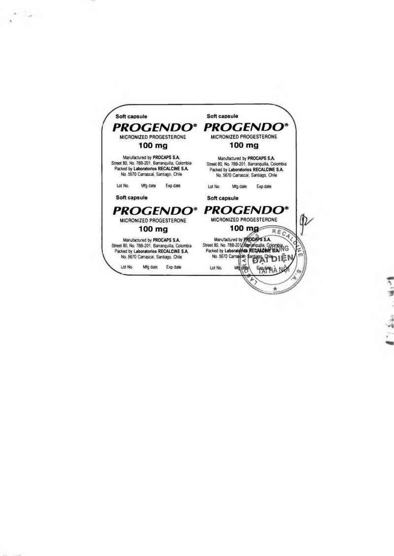 thông tin, cách dùng, giá thuốc Progendo 100mg - ảnh 1