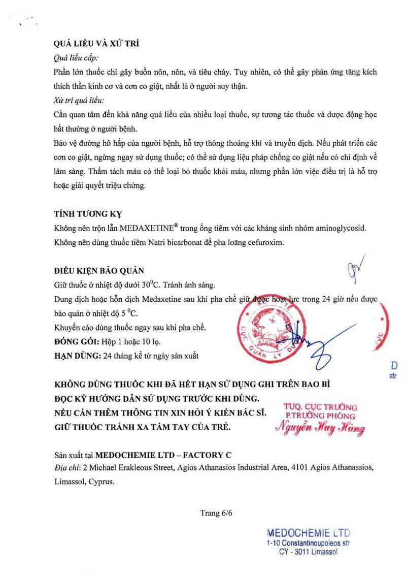 thông tin, cách dùng, giá thuốc Medaxetine 1.5g - ảnh 7