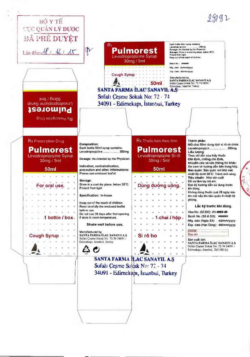 thông tin, cách dùng, giá thuốc Pulmorest - ảnh 0