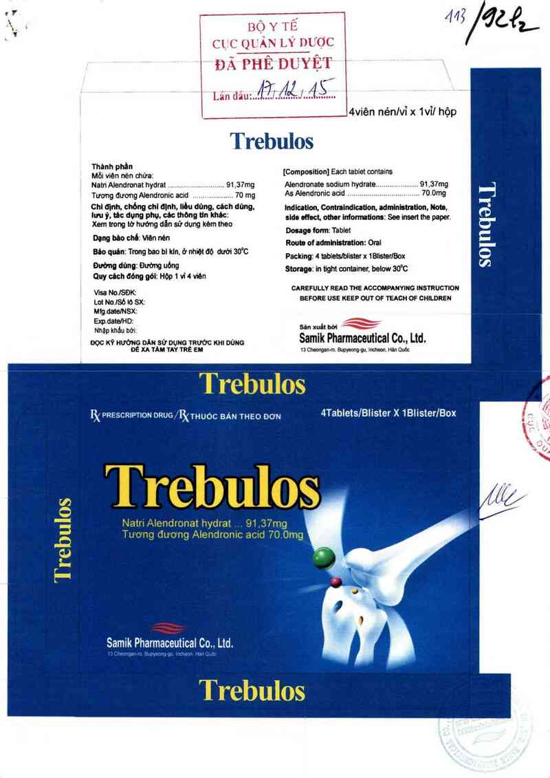 thông tin, cách dùng, giá thuốc Trebulos - ảnh 0