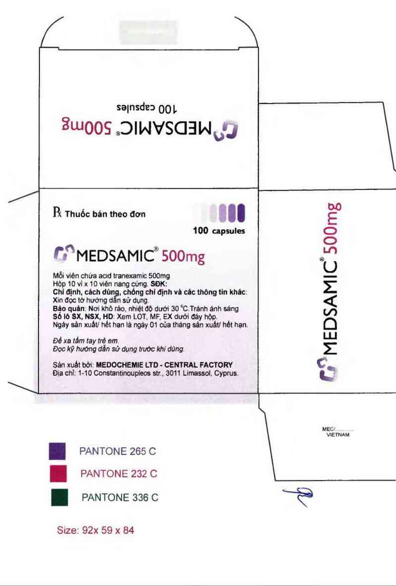 thông tin, cách dùng, giá thuốc Medsamic 500mg - ảnh 1