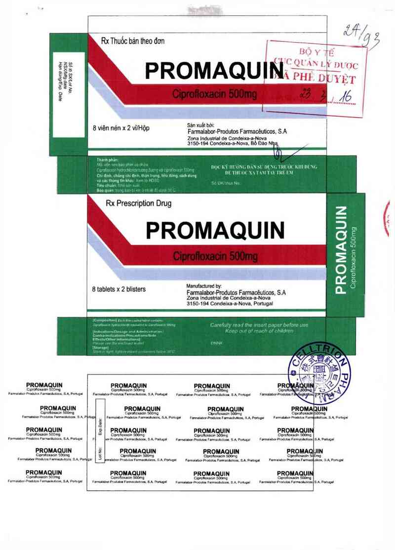 thông tin, cách dùng, giá thuốc Promaquin - ảnh 0