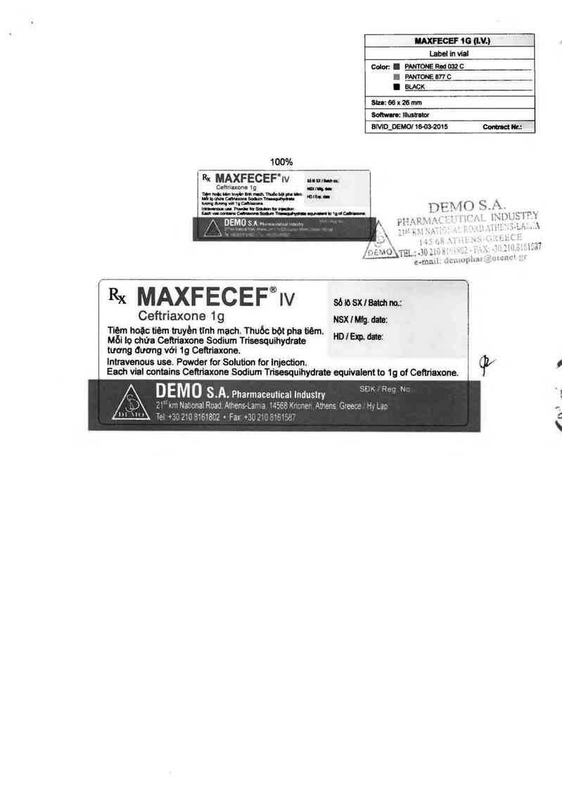 thông tin, cách dùng, giá thuốc Maxfecef - ảnh 1