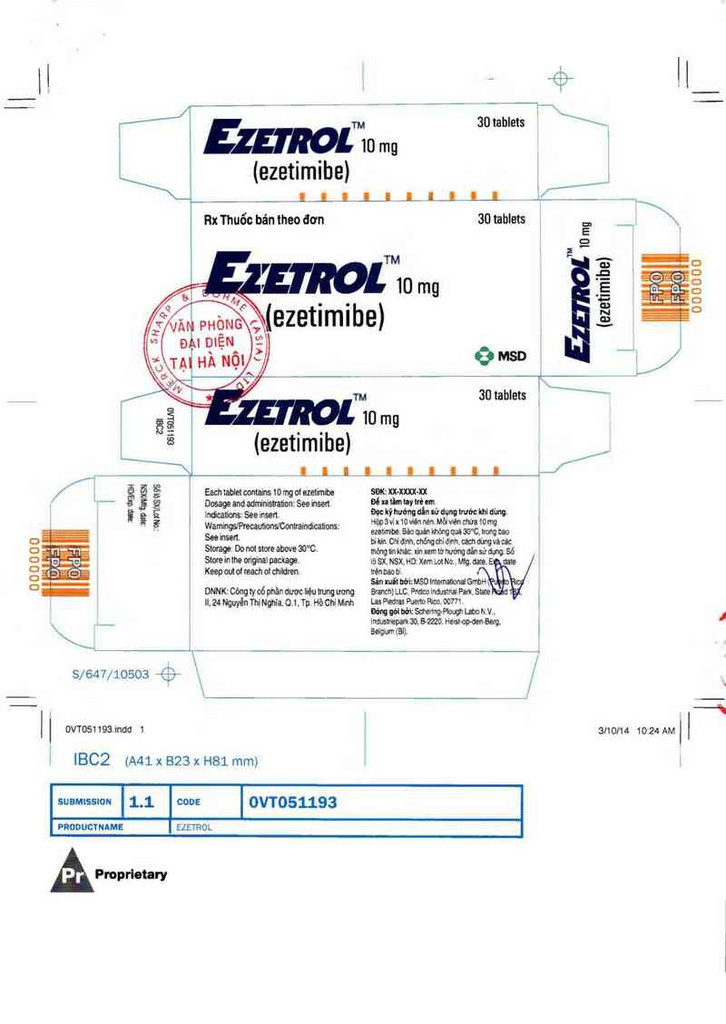 thông tin, cách dùng, giá thuốc Ezetrol - ảnh 1