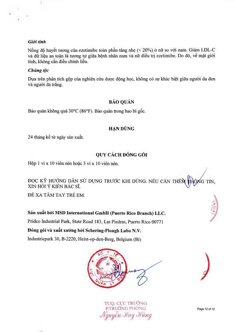 thông tin, cách dùng, giá thuốc Ezetrol - ảnh 14