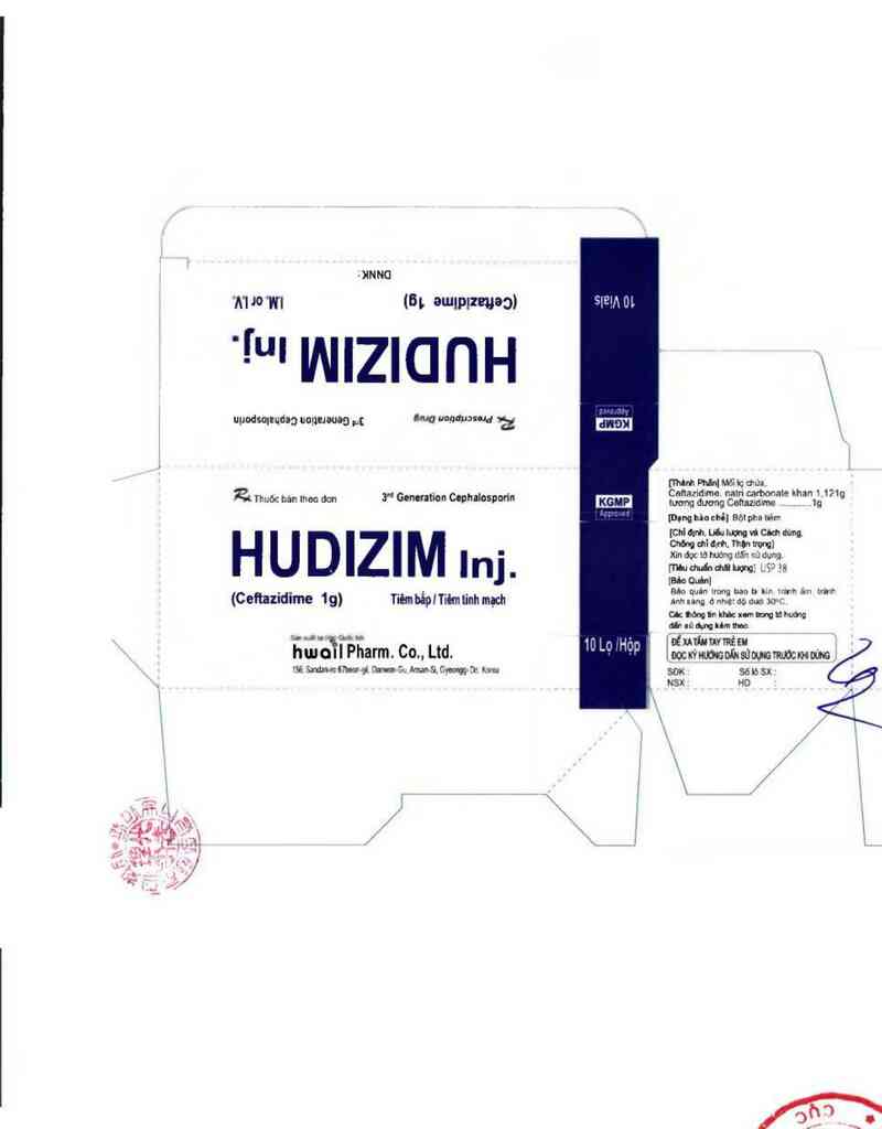 thông tin, cách dùng, giá thuốc Hudizim Inj - ảnh 0
