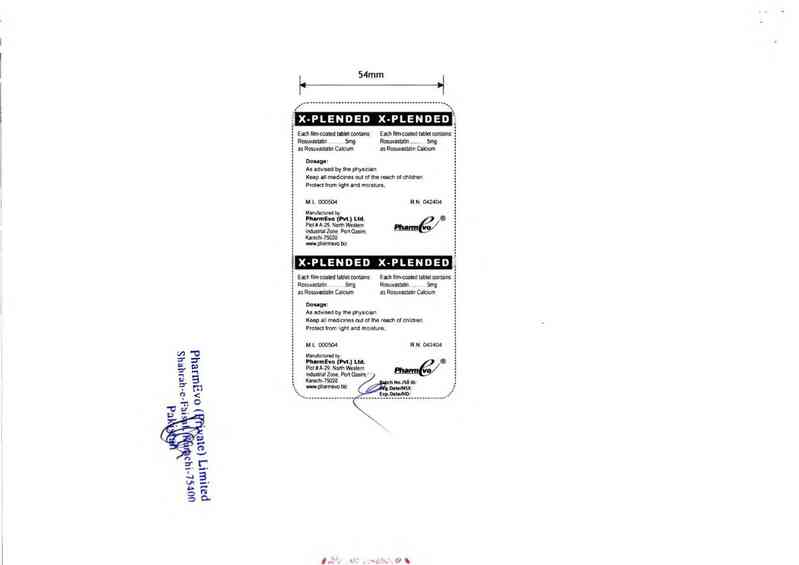 thông tin, cách dùng, giá thuốc X-Plended Tablet 5mg - ảnh 1