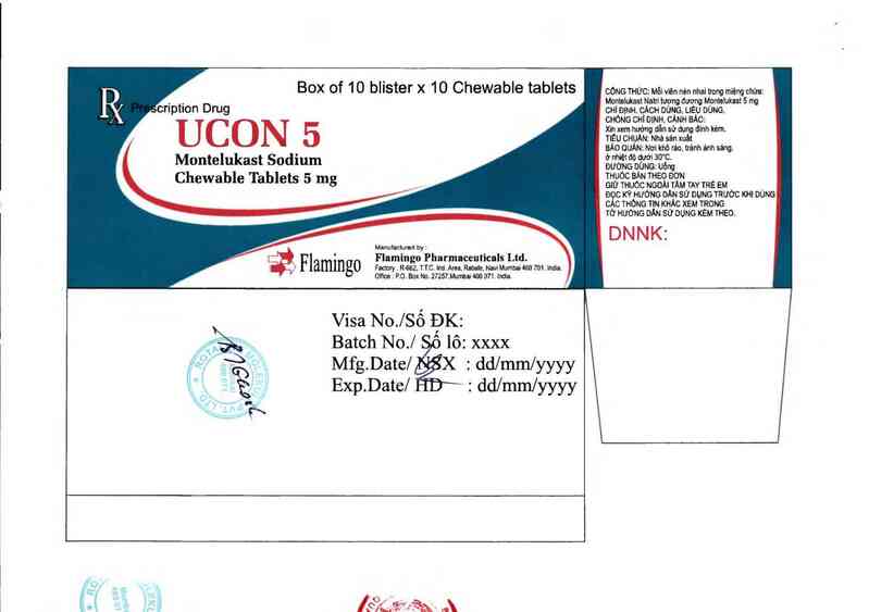 thông tin, cách dùng, giá thuốc Ucon 5 - ảnh 1