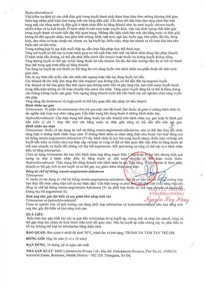 thông tin, cách dùng, giá thuốc Alembictellzy H - ảnh 5