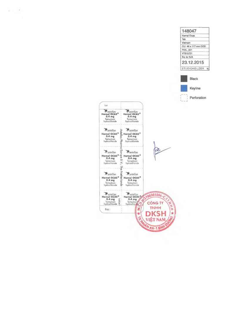 thông tin, cách dùng, giá thuốc Harnal Ocas 0,4mg - ảnh 1