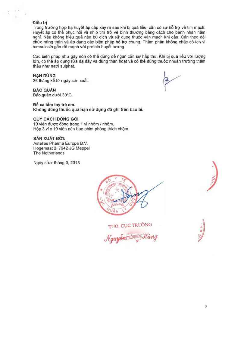 thông tin, cách dùng, giá thuốc Harnal Ocas 0,4mg - ảnh 7