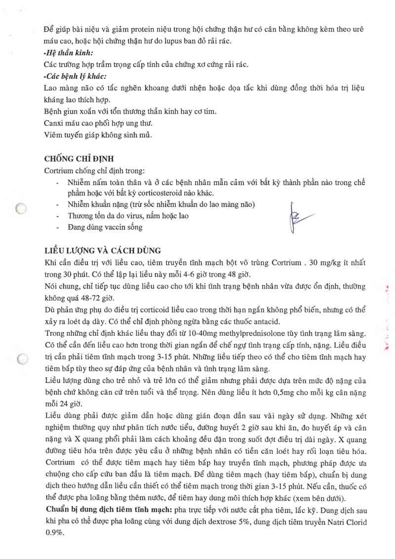 thông tin, cách dùng, giá thuốc Cortrium 40mg - ảnh 3