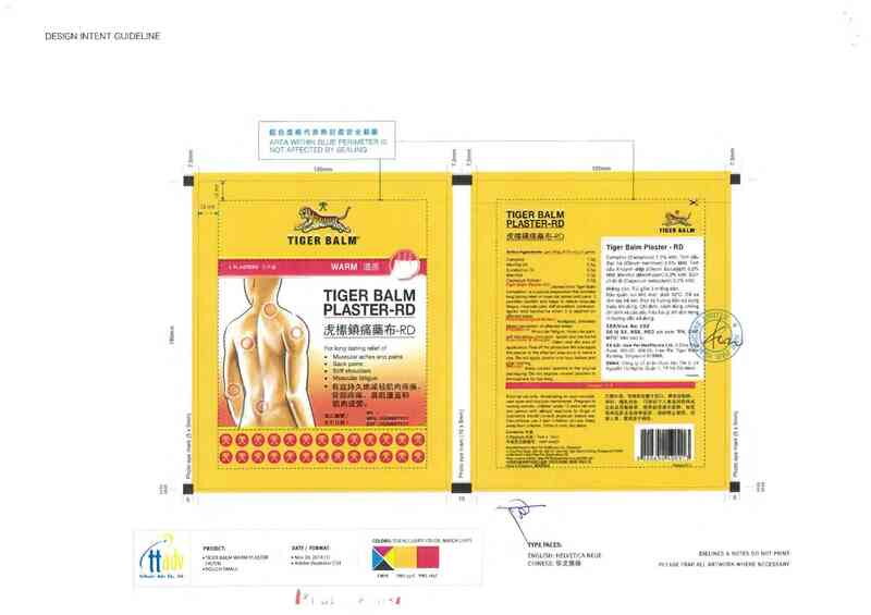 thông tin, cách dùng, giá thuốc Tiger Balm Plaster-RD - ảnh 3