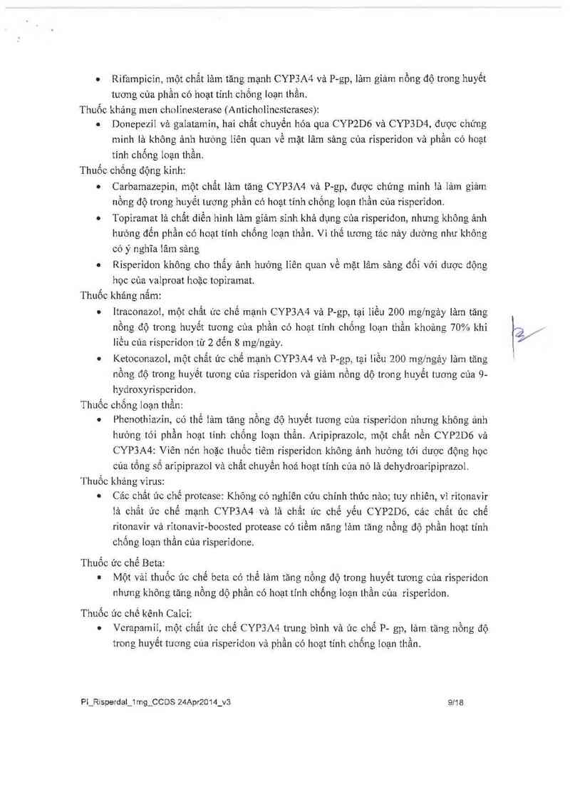 thông tin, cách dùng, giá thuốc Risperdal - ảnh 10