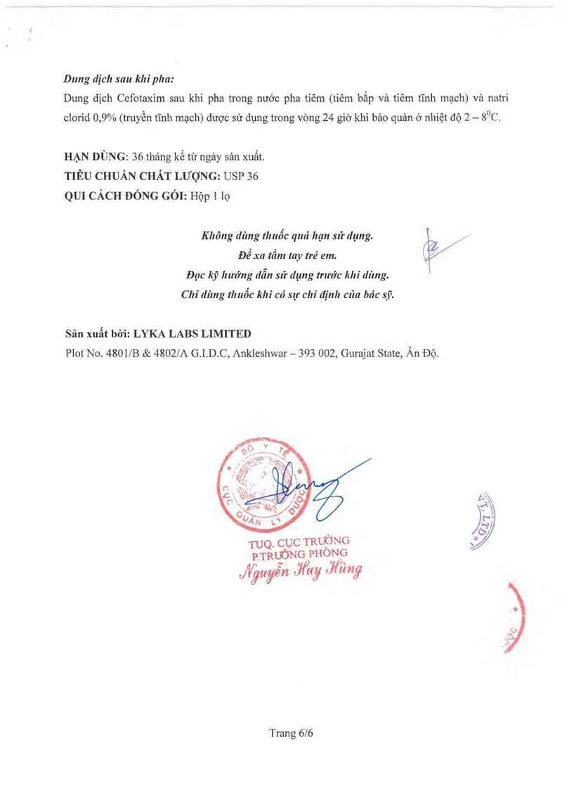 thông tin, cách dùng, giá thuốc Cefabact - ảnh 8