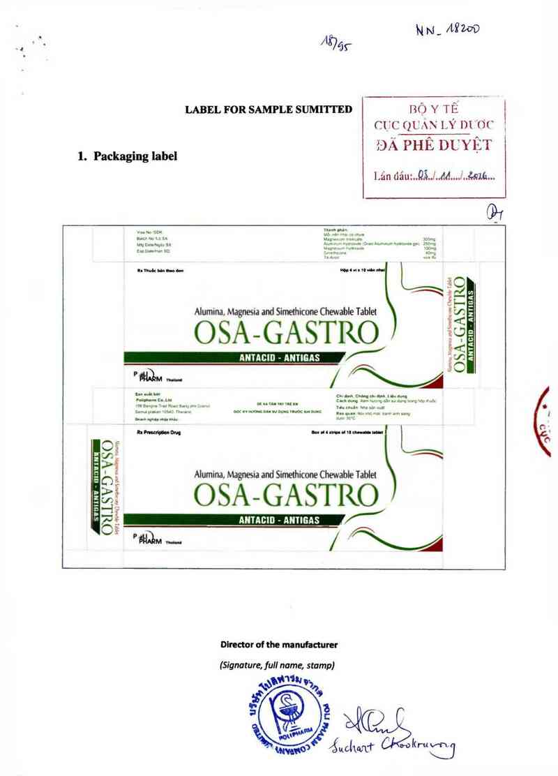 thông tin, cách dùng, giá thuốc Osa-Gastro - ảnh 0