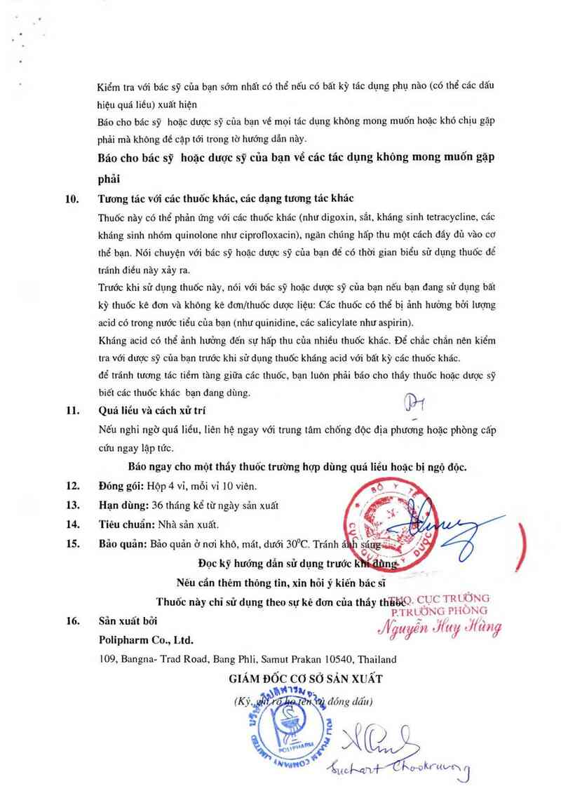 thông tin, cách dùng, giá thuốc Osa-Gastro - ảnh 5