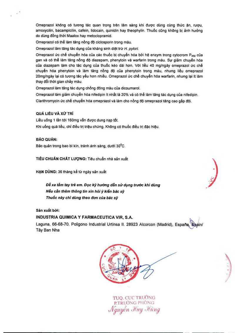 thông tin, cách dùng, giá thuốc Lomec 20 - ảnh 5