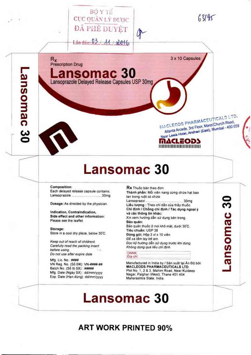 thông tin, cách dùng, giá thuốc Lansomac 30 - ảnh 0