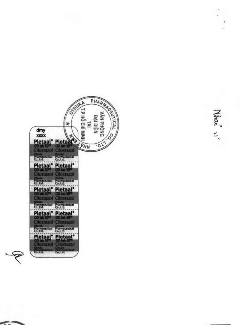 thông tin, cách dùng, giá thuốc Pletaal OD Tablets 50mg - ảnh 2