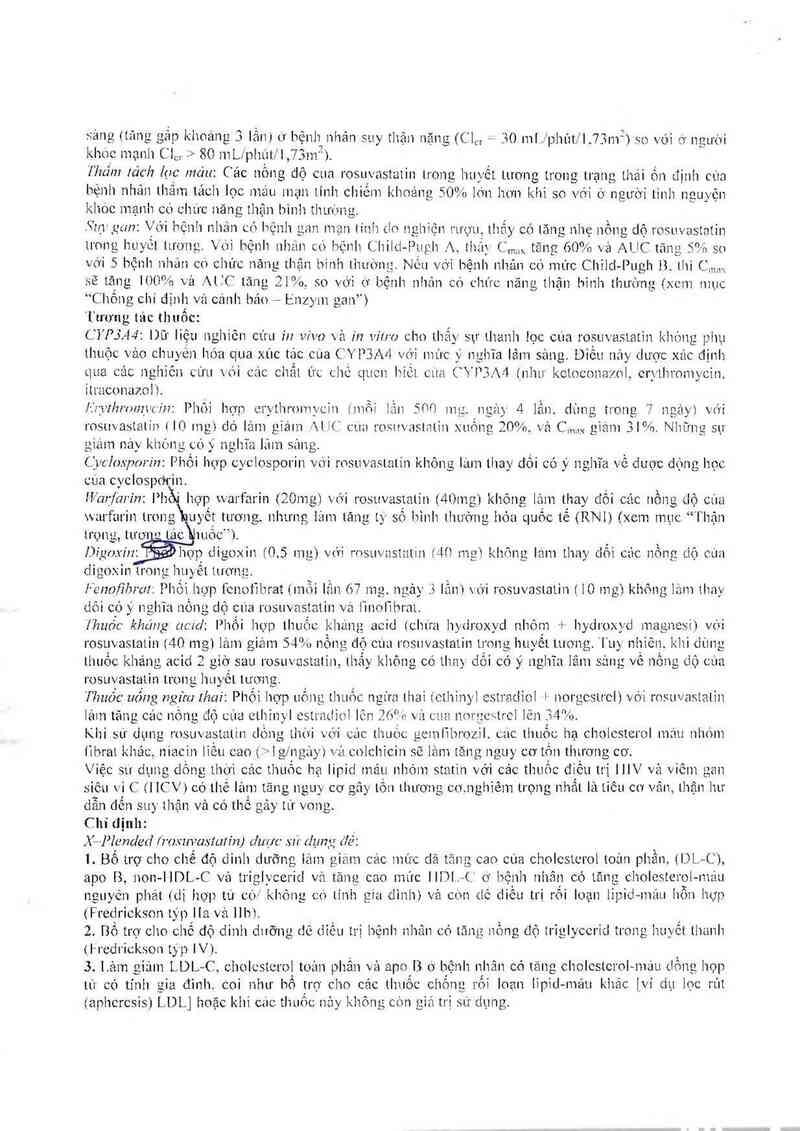thông tin, cách dùng, giá thuốc X-Plended Tablet 10mg - ảnh 3