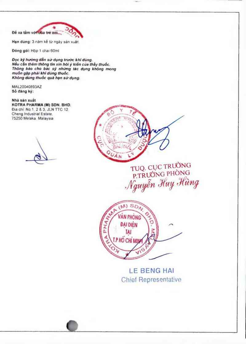 thông tin, cách dùng, giá thuốc Axcel Cetirizine Syrup 5 mg/5ml - ảnh 4